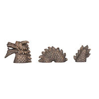 Produktbild von Aqua Della Aquariumdekoration Nessy Drache Figur und Höhle aus Polyesterharz Braun 30 x 6 x 9 cm