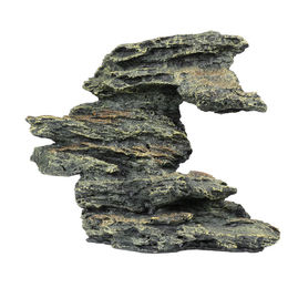 Aqua Della Aquariumdekoration Schiefer-Gestein in Grau aus Polyesterharz für Süßwasser und Salzwasser Größe L – Bild 1 von 2