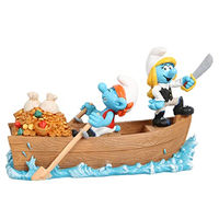 Produktbild von Aqua Della Aquariumdekoration Schlümpfe Piraten Figur und Höhle für Süßwasser und Meerwasser