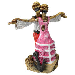 Aqua Della Aquariumdekoration Skelett Jack & Rose Figur und Höhle für Fische – Bild 1 von 4