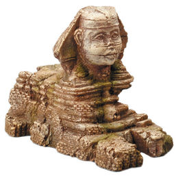 Produktbild von Aqua Della Aquariumdekoration Sphynx Figur und Höhle für Zierfische beige 22x10x15cm
