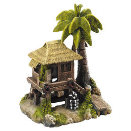 Aqua Della Aquariumdekoration Tropical Island No. 3 Figur und Höhle für Zierfische – Bild 1 von 4