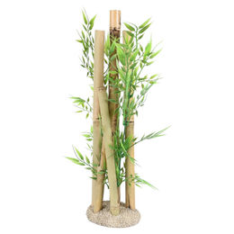 Aqua Della Bambusornament Aquariendekoration als Figur und Höhle für Fische in Grün und Bunt Größe XL – Bild 1 von 2