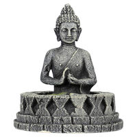 Produktbild von Aqua Della Boro Figur Aquariumdekoration als Höhle für Zierfische Grau 11x11x13cm