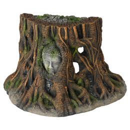 Aqua Della Buddha-Baum Aquariumdekoration Figur und Höhle für Zierfische Braun 25,5x14x15 cm - 1 Stk. – Bild 1 von 1