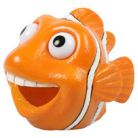 Produktbild von Aqua Della Clownfisch Figur und Höhle Orange für Süßwasser und Salzwasser Aquarium Dekoration
