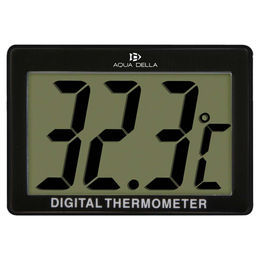 Aqua Della digitales Thermometer schwarz für Aquarien zur Fischhaltung – Bild 1 von 3