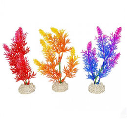 Aqua Della Elodea Densa Kunstpflanze Wasserpest bunt 25 cm für Aquarien und Terrarien – Bild 1 von 4