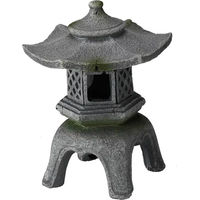 Produktbild von Aqua Della Europet Bernina Aquariumdekoration Balinesische Laterne Figur und Höhle Grau