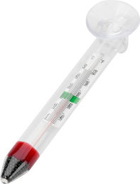 Aqua Della Glasthermometer mit Saugnapf für Fisch Aquarien 0-42 °C – Bild 1 von 3