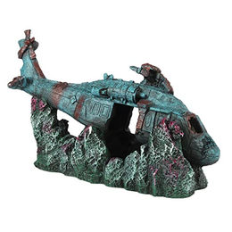 Produktbild von Aqua Della Korallenset Mini Figur und Höhle für Süßwasser und Salzwasser Aquarium in Türkis aus Polyesterharz