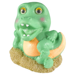 Produktbild von Aqua Della Krokodil Action Air Aquariumdekoration Figur und Höhle aus Kunstharz in Grün