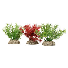 Aqua Della Künstliche Aquariumpflanze Hottonia S aus buntem Kunststoff 10 cm für Aquarien und Terrarien - 10 cm – Bild 1 von 2