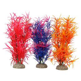 Aqua Della Künstliche Aquariumpflanze Hydrilla L Bunt 27 cm aus flexiblem Kunststoff für Aquarien und Terrarien - 1 Stk. – Bild 1 von 2