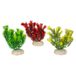 Produktbild von Aqua Della Künstliche Aquariumpflanze Kanadische Goldrute aus flexiblem Kunststoff 13 cm für Fische und Terrarien