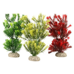 Aqua Della Künstliche Aquariumpflanze Kanadische Goldrute Bunt aus flexiblem Kunststoff 23 cm für Fische und Terrarien - 1 Stk. – Bild 1 von 2