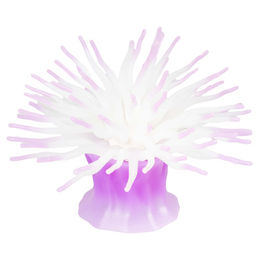 Aqua Della Kunstpflanze Anemone mit Saugnapf violett für Aquarien – Bild 1 von 6