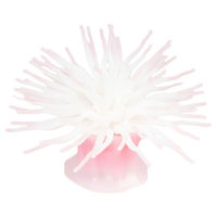 Produktbild von Aqua Della Kunstpflanze Anemone rosa für Aquarien mit Saugnapf