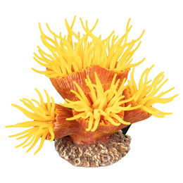 Aqua Della Kunstpflanze Euphyllia Orange aus Silikon für Meerwasser Aquarium Deko – Bild 1 von 6