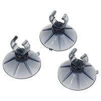 Produktbild von Aqua Della Saugnapf mit Clip für Aquarium und Schlauch 9/12 mm Transparent 3 Stück