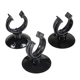 Aqua Della Saugnäpfe mit Clip für Aquarien 12/16 mm Schwarz 3 Stück – Bild 1 von 7