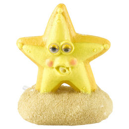 Produktbild von Aqua Della Seestern Aquarium Dekoration Action Air Figur und Höhle Gelb 8,5cm
