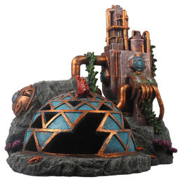 Produktbild von Aqua Della Steampunk Basis Aquariendekoration Figur und Höhle für Fische in Bunt Größe L