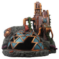 Produktbild von Aqua Della Steampunk Basis Aquariendekoration Figur und Höhle für Fische in Bunt Größe L