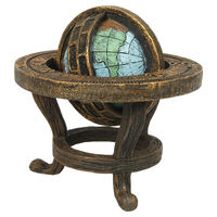 Produktbild von Aqua Della Steampunk Globus Aquariendekoration Figur und Höhle für Fische in Braun 8,2 cm