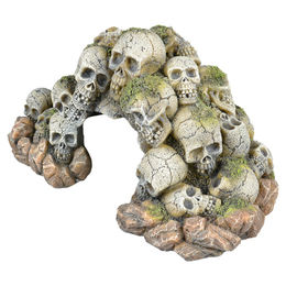 Aqua Della Totenkopfhöhle Aquarium Dekoration für Fische in Beige 24x17,3x13 cm – Bild 1 von 3