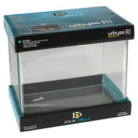 Produktbild von Aqua Della Urbyss Aquarium mit gebogenem Glas und Schutzmatte 30 x 19 x 25 cm