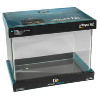 Produktbild von Aqua Della Urbyss Aquarium mit gebogenem Glas und Schutzmatte 35 x 22 x 28 cm