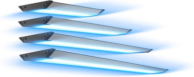 Aqua Medic LED-Aufsetzleuchte aquarius plus 120 Silber Blau – Bild 1 von 2