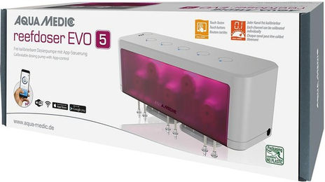 Produktbild von Aqua Medic Reefdoser Evo 5 Dosierpumpe für Meerwasser Weiß