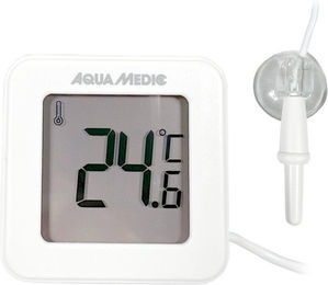 Produktbild von Aqua Medic Thermometer T-meter II für Fische aus Kunststoff in Weiß