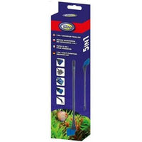 Produktbild von Aqua Nova 5-in-1 Aquarien Reinigungsset aus Edelstahl für Fische und Garnelen in Blau