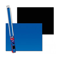 Produktbild von AQUA NOVA Aquarienrückwand aus Kunststoff mit 3D-Optik in Schwarz-Blau 60x30cm