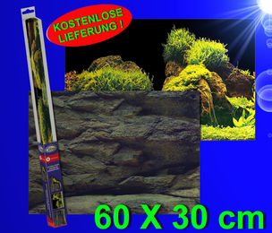 AQUA NOVA Aquarienrückwand mit realistischer 3D-Optik doppelseitig für Fische – Bild 1 von 8