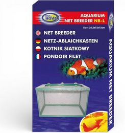 AQUA NOVA Aquarium Netz-Ablaichkasten Aufzuchtbox für Fische mit Saugnäpfen und Wasserzirkulation in Transparent – Bild 1 von 2