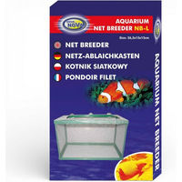 Produktbild von AQUA NOVA Aquarium Netz-Ablaichkasten Aufzuchtbox für Fische mit Saugnäpfen und Wasserzirkulation in Transparent