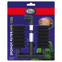 Produktbild von Aqua Nova NSF-120L Doppelarmiger Bio Schwammfilter für Fische und Garnelen