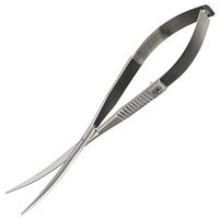 Produktbild von Aqua Rebell Aquarienschere gebogen aus Edelstahl 16cm Silber - 16 cm
