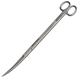 Produktbild von Aqua Rebell Long Scissors Gebogene Schere aus Edelstahl 25cm Silber - 1 Stk.