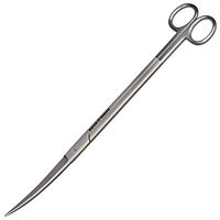 Produktbild von Aqua Rebell Long Scissors Gebogene Schere aus Edelstahl 25cm Silber - 1 Stk.