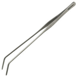 Produktbild von Aqua Rebell Pinzette aus Edelstahl gebogen 30 cm Silber