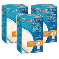 Produktbild von AquaClear 30 Schaumstoff Filtereinsätze für Fischaquarien 3er Pack Weiß - 1 Stk.