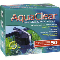 Produktbild von AquaClear Powerhead 50 Strömungspumpe für Aquarien bis 190 Liter 10W Schwarz - 30 ml
