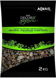 Aquael Aqua Decoris Bodengrund Naturkies Bunt 5-10 mm 2kg für Aquarien – Bild 1 von 3