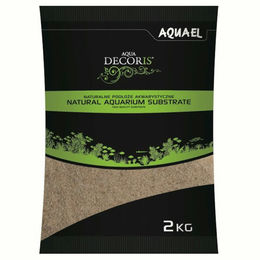Produktbild von Aquael Aqua Decoris Quarzsand Bodengrund Beige 0,4 - 1,2 mm 2 kg