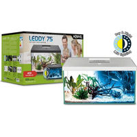 Produktbild von Aquael Aquarienset LEDDY Day&Night 75 2.0 LED-Beleuchtung Weiß für Aquarien bis 105 Liter